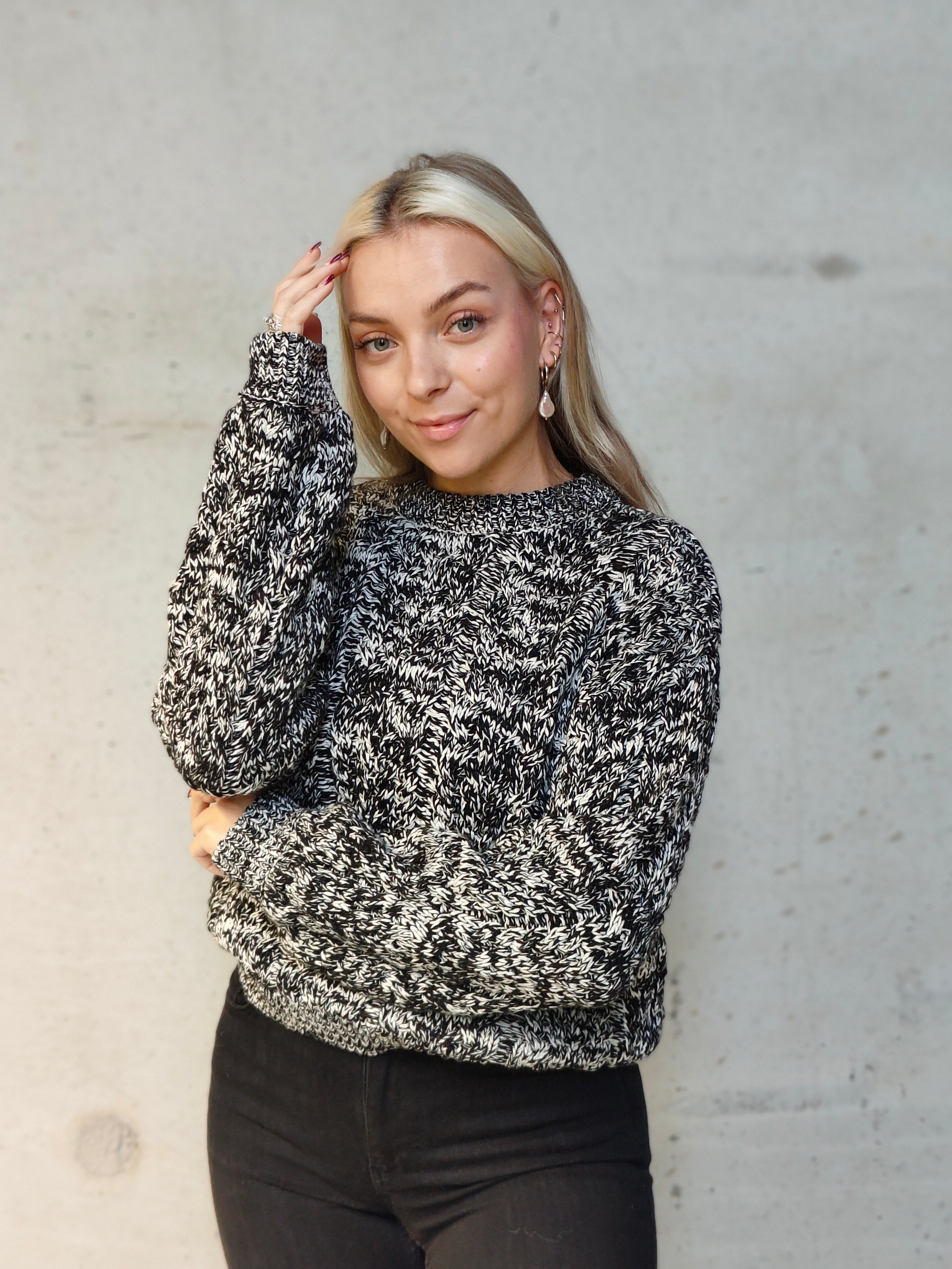 OBJDIDDI Pullover - White Sand